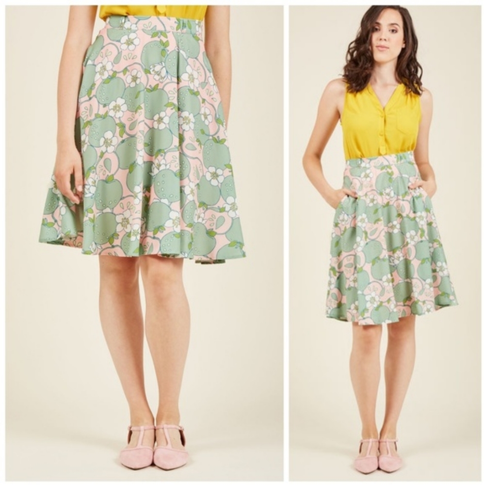 Quirky Apple Skirt